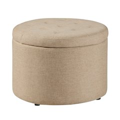 Designs4Comfort Round Shoe Ottoman