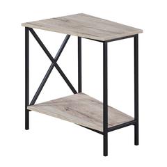 Tucson Wedge End Table with Shelf
