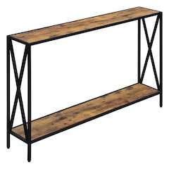 Tucson Console Table with Shelf