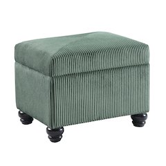 Designs4Comfort Corduroy 5th Avenue Storage Ottoman