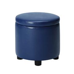 Designs 4 Comfort Round Accent Storage Ottoman with Reversible Tray Lid