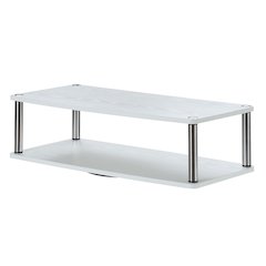 Designs2Go XL Double Tier Swivel Riser for TVs up to 37 Inches