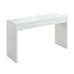 Entryway Console Desk, White, 48 Inch, Versatile, Hall Table