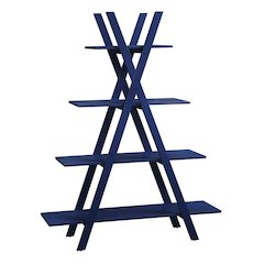 Oxford A Frame Bookshelf, Cobalt Blue