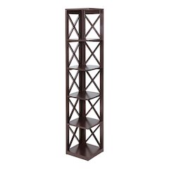 Oxford 5 Tier Corner Bookcase