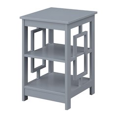 Town Square End Table with Shelves