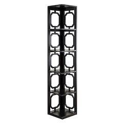 Omega 5 Tier Corner Bookcase
