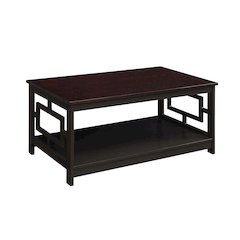 Town Square Coffee Table with Shelf, Espresso