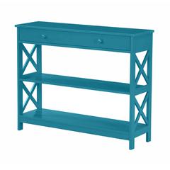 Oxford 1 Drawer Console Table with Shelves