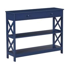 Oxford 1 Drawer Console Table with Shelves