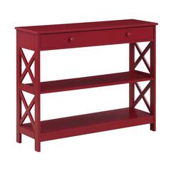 Oxford 1 Drawer Console Table with Shelves