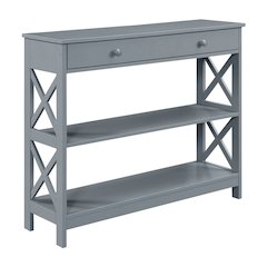 Oxford 1 Drawer Console Table with Shelves