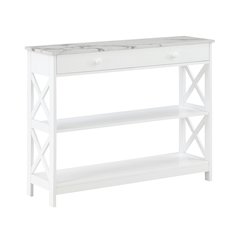 Oxford 1 Drawer Console Table with Shelves