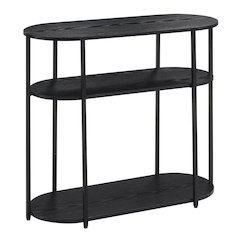 Designs2Go Simon 3 Tier Oval Entryway Hall Table