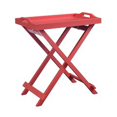 Designs2Go Folding Tray Table, Coral