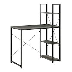 Multi-Functional Office Desk With Shelves For Organized Workspace