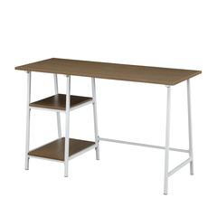 Designs2Go Trestle Wood Metal Desk with Removable Shelves