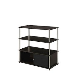 TV stand in sleek design with ample storage and sturdy build