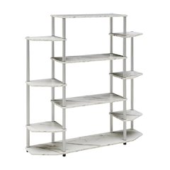 Contemporary Wall Unit Bookshelf with Modern Storage and Display Space