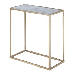 Gold Coast Faux Marble Chairside Table