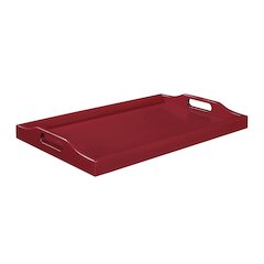 Designs2Go Serving Tray, Cranberry Red