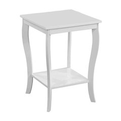 American Heritage Square End Table, White