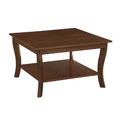 American Heritage Square Coffee Table, Espresso