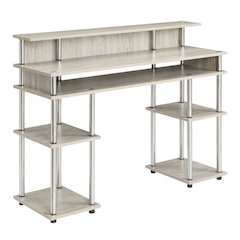 Compact Student Desk With Shelves For Organizing Workspace