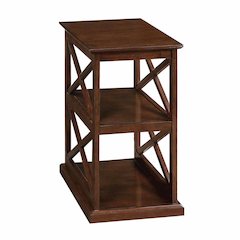 Coventry Chairside End Table with Shelves