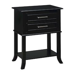 Sydney 2 Drawer Entryway Hall Table with Shelf