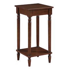 French Country Kim End Table with Shelf