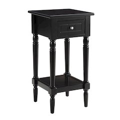French Country Khloe 1 Drawer Accent Table with Shelf