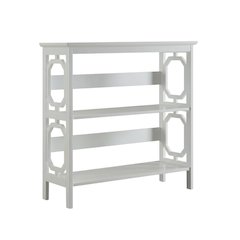 3-Tier Bookcase with Durable Non-Lead Base Paint Finish