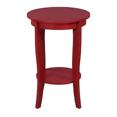 Round End Table with Modern Design and Durable Construction