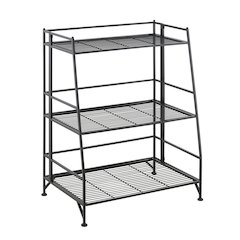 Xtra Storage 3 Tier Ladder Folding Metal Shelf