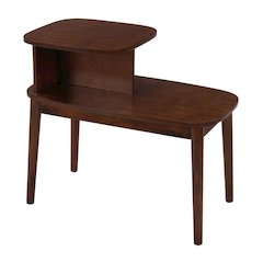 Maxwell Mid Century 2 Tier Chairside End Table