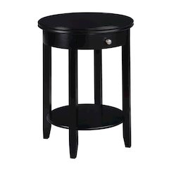 American Heritage Baldwin 1 Drawer End Table with Shelf