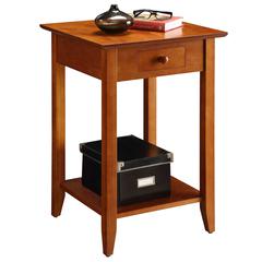 American Heritage End Table with Drawer and Shelf