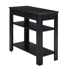 Designs2Go 1 Drawer Baja Chairside End Table with Shelves