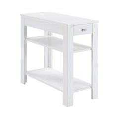 Designs2Go 1 Drawer Baja Chairside End Table with Shelves