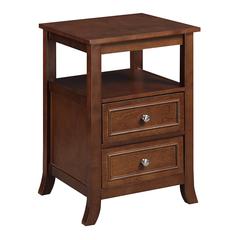Melbourne 2 Drawer End Table with Shelf