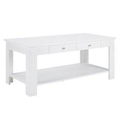 Designs2Go 2 Drawer Baja Coffee Table with Shelf
