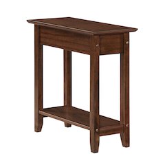 American Heritage Flip Top End Table with Shelf