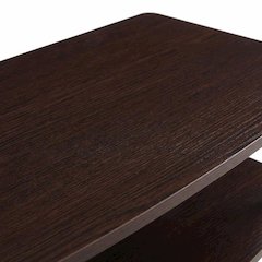 Wide TV Stand in Neutral Finish for Up to 46-Inch Screens with 3-Tier Storage