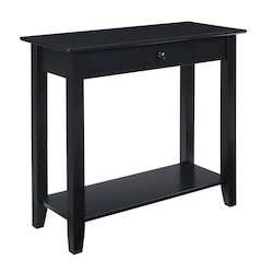 American Heritage Hall Table with Drawer and Shelf