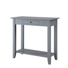 American Heritage Hall Table with Drawer and Shelf