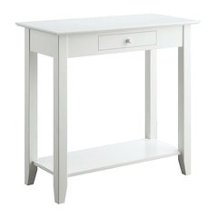 American Heritage Hall Table with Drawer and Shelf