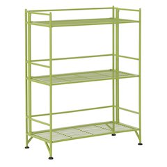 Xtra Storage 3 Tier Wide Folding Metal Shelf