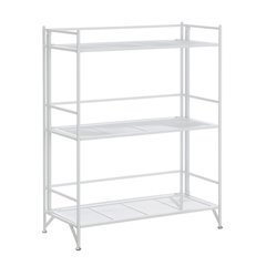 Xtra Storage 3 Tier Wide Folding Metal Mesh Shelf