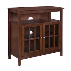 Big Sur Highboy TV Stand with Storage Cabinets for TVs up to 40 Inches